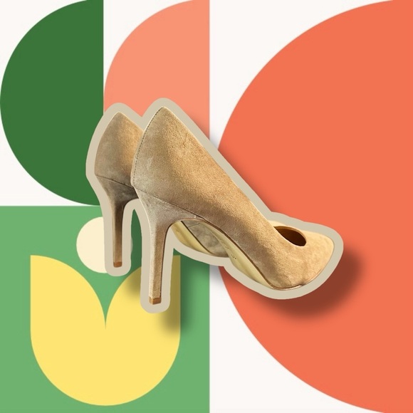 NWOT G.I.L.I. ‘Novelty Jill’ Pointed-Toe Pumps in “Mink Microsuede” Size 11 - Picture 8 of 13